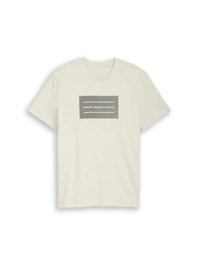 T-Shirt mit Logo Print