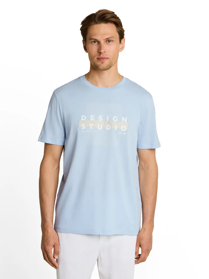T-Shirt mit Logo Print