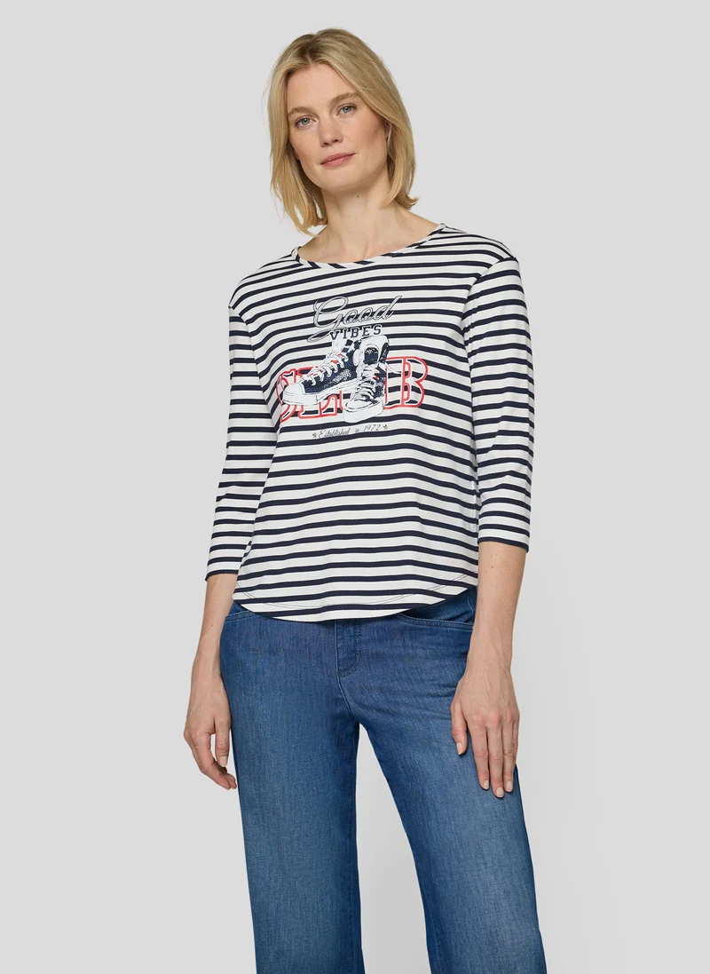 3/4 Shirt mit Streifen