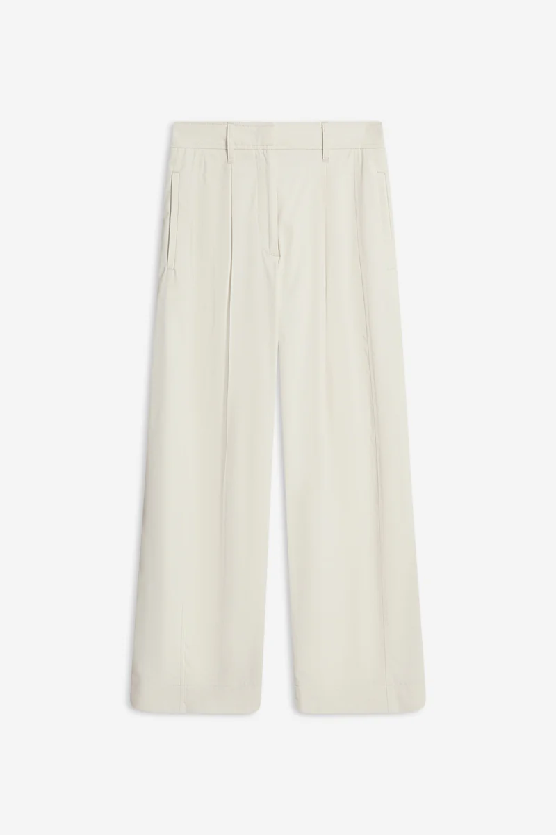 Weite Bundfaltenhose