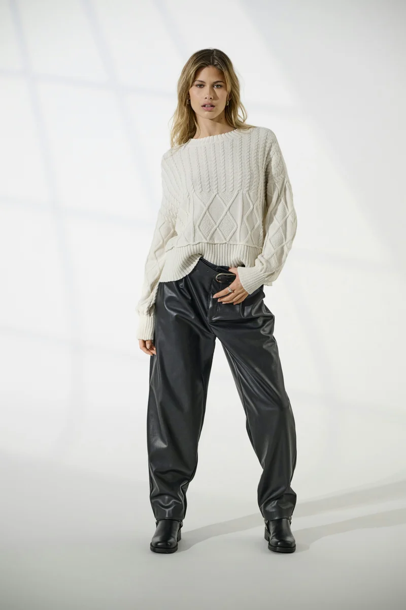ONLKAYA Pullover mit Zopfmuster