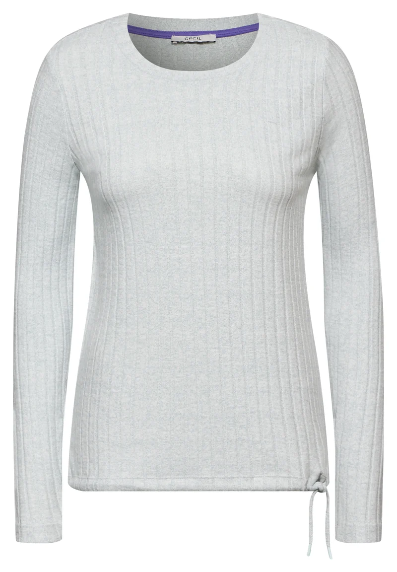 Shirt mit Rippenstruktur