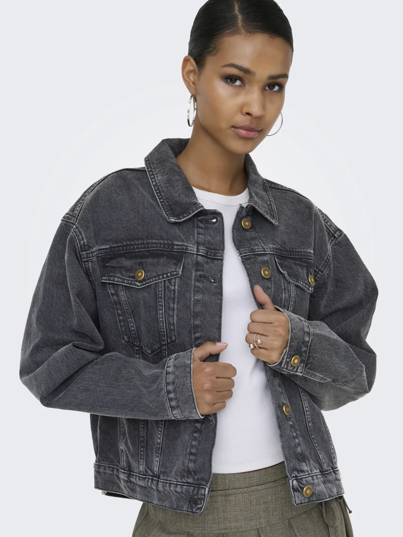 ONLHARPER Boxy Jeansjacke