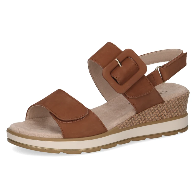 Nubukleder-Sandalette