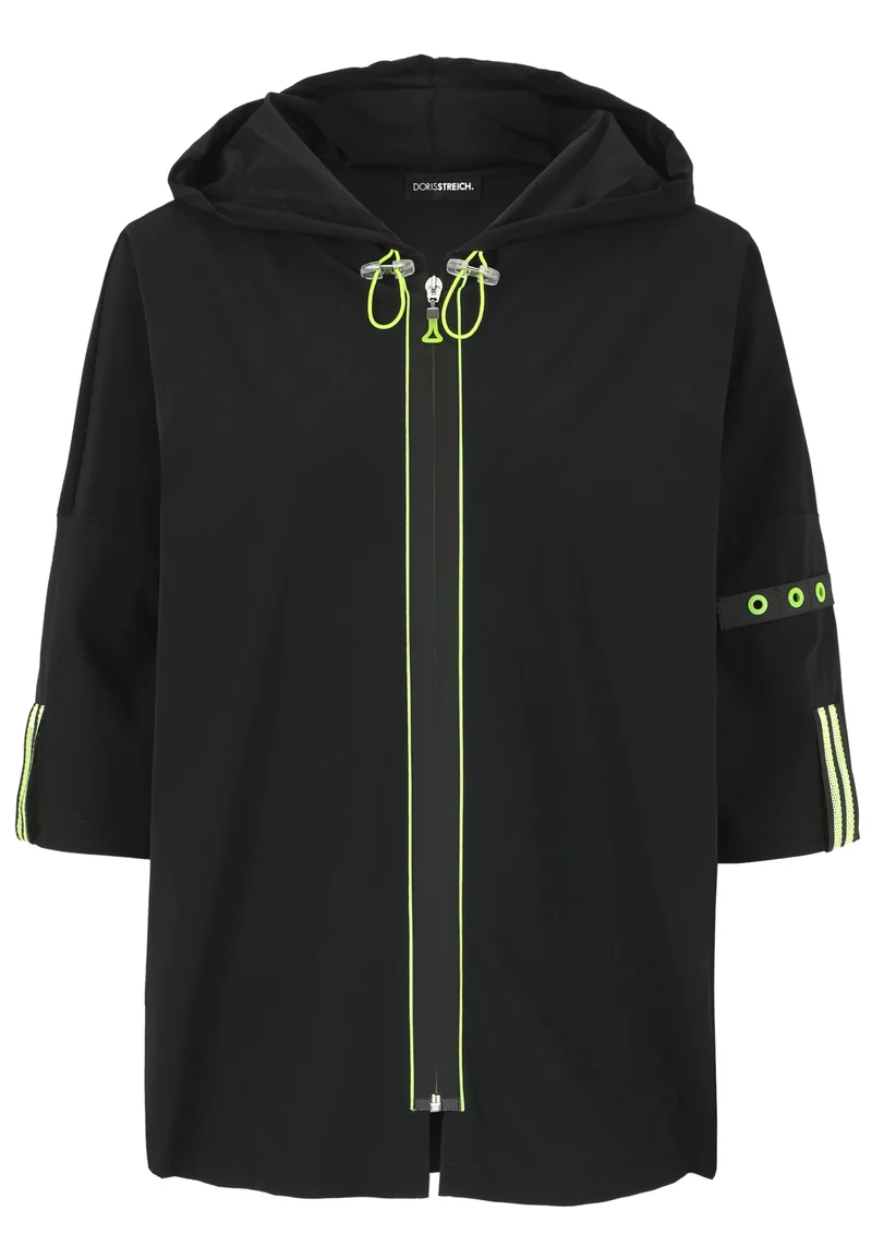 Jacke aus elastischer Wirkware