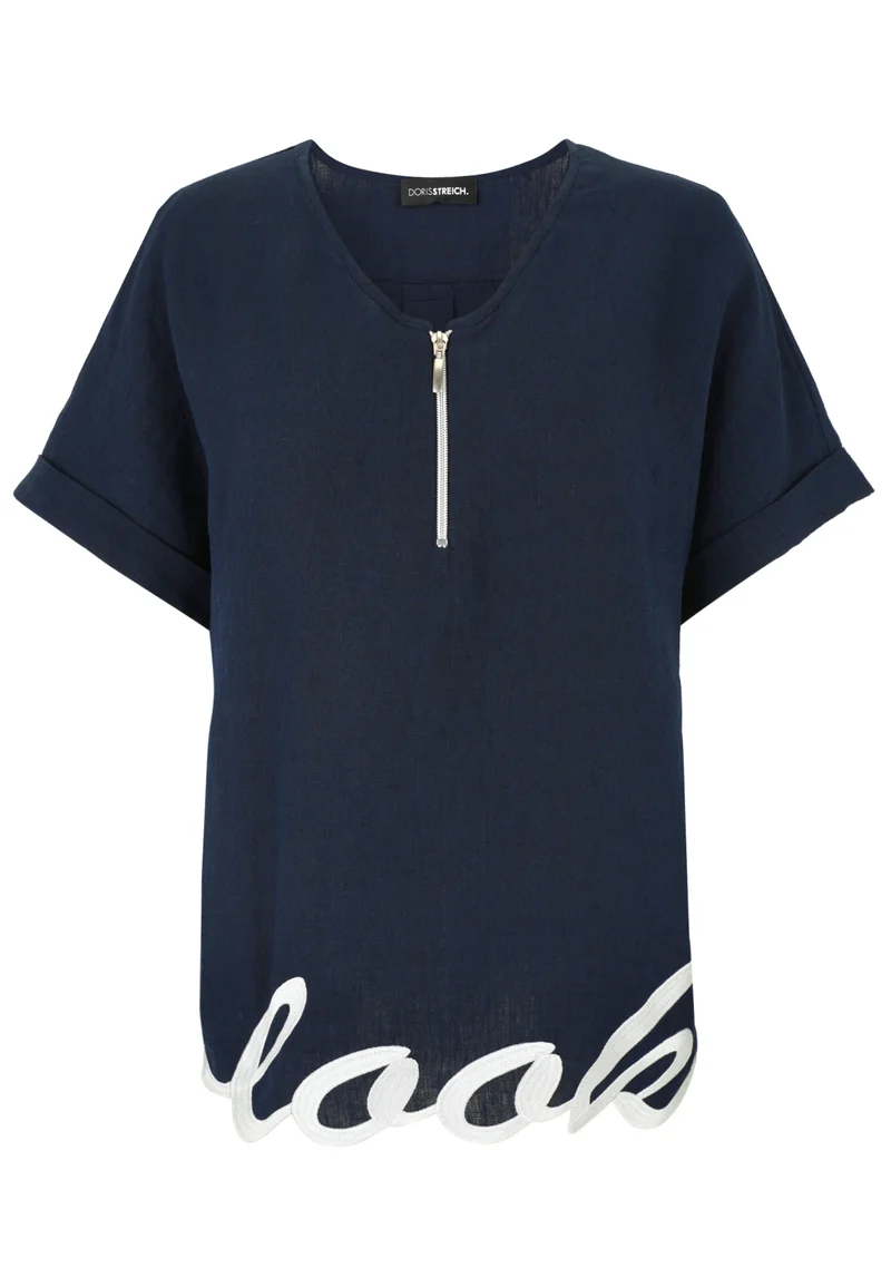 Leinen-Bluse