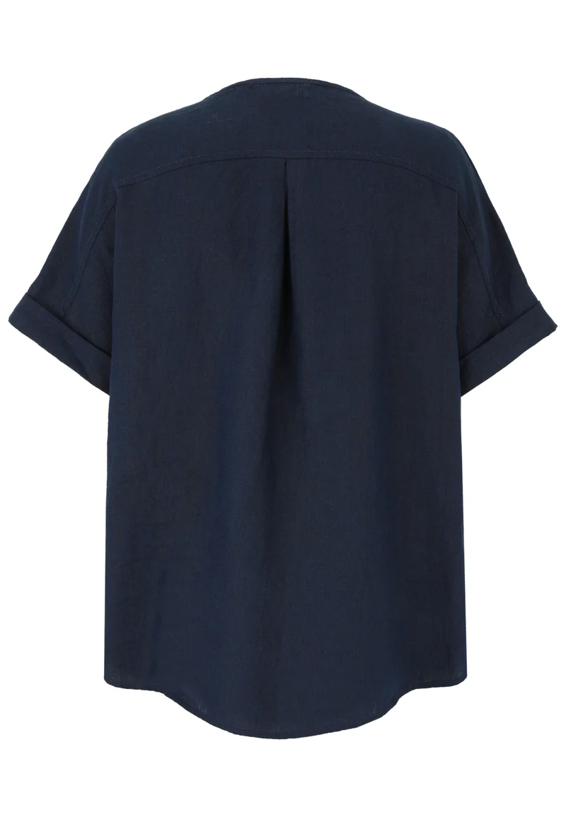 Leinen-Bluse