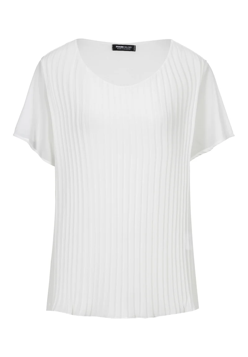 Bluse mit Plissee-Struktur