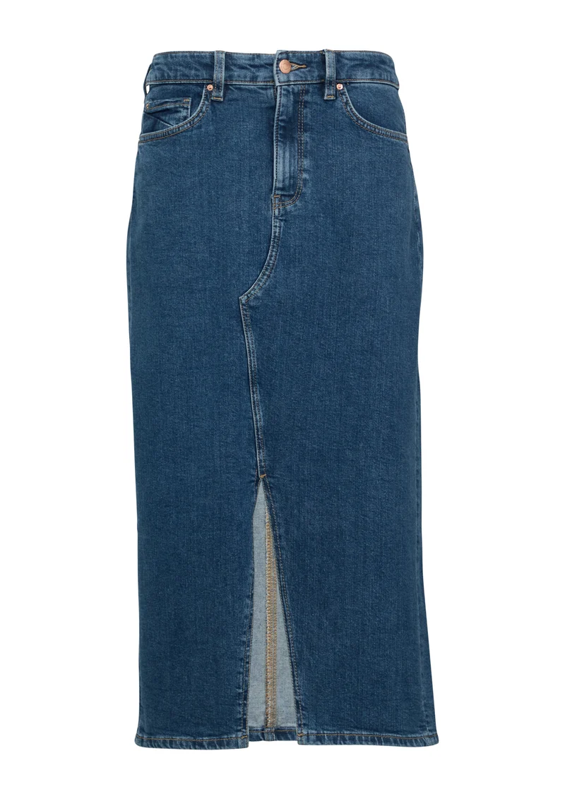 Denimrock mit Schlitz