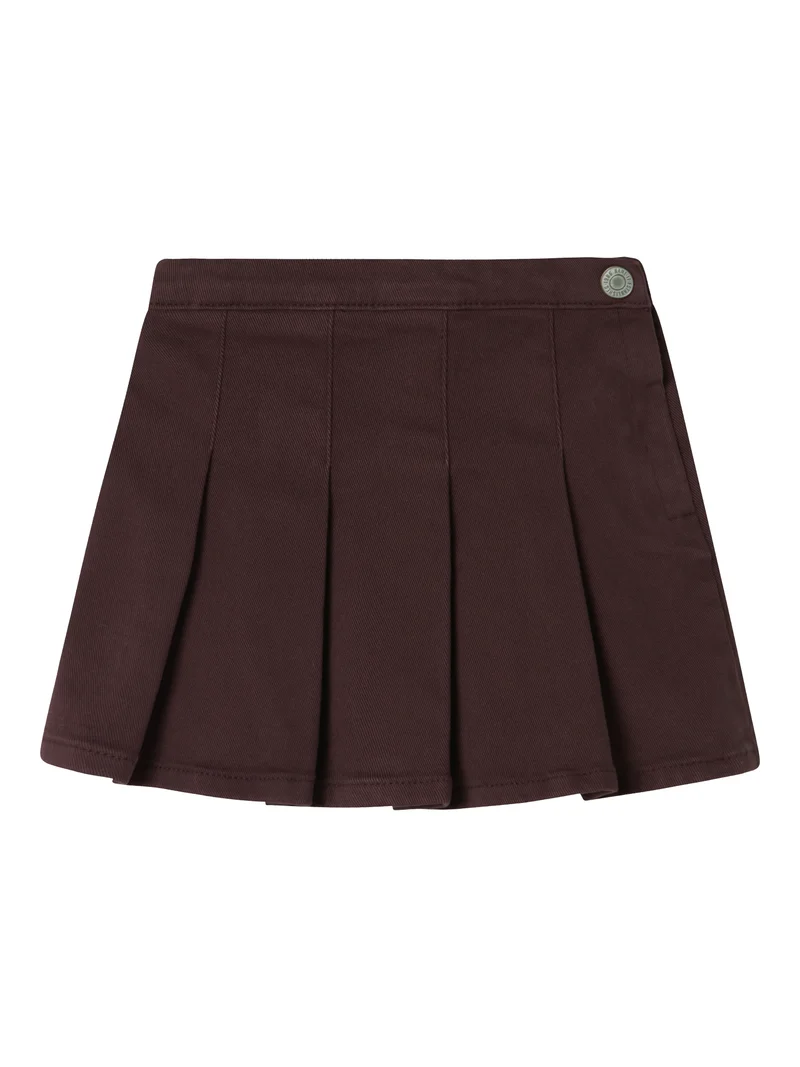 NMFROSE TWILL Faltenrock