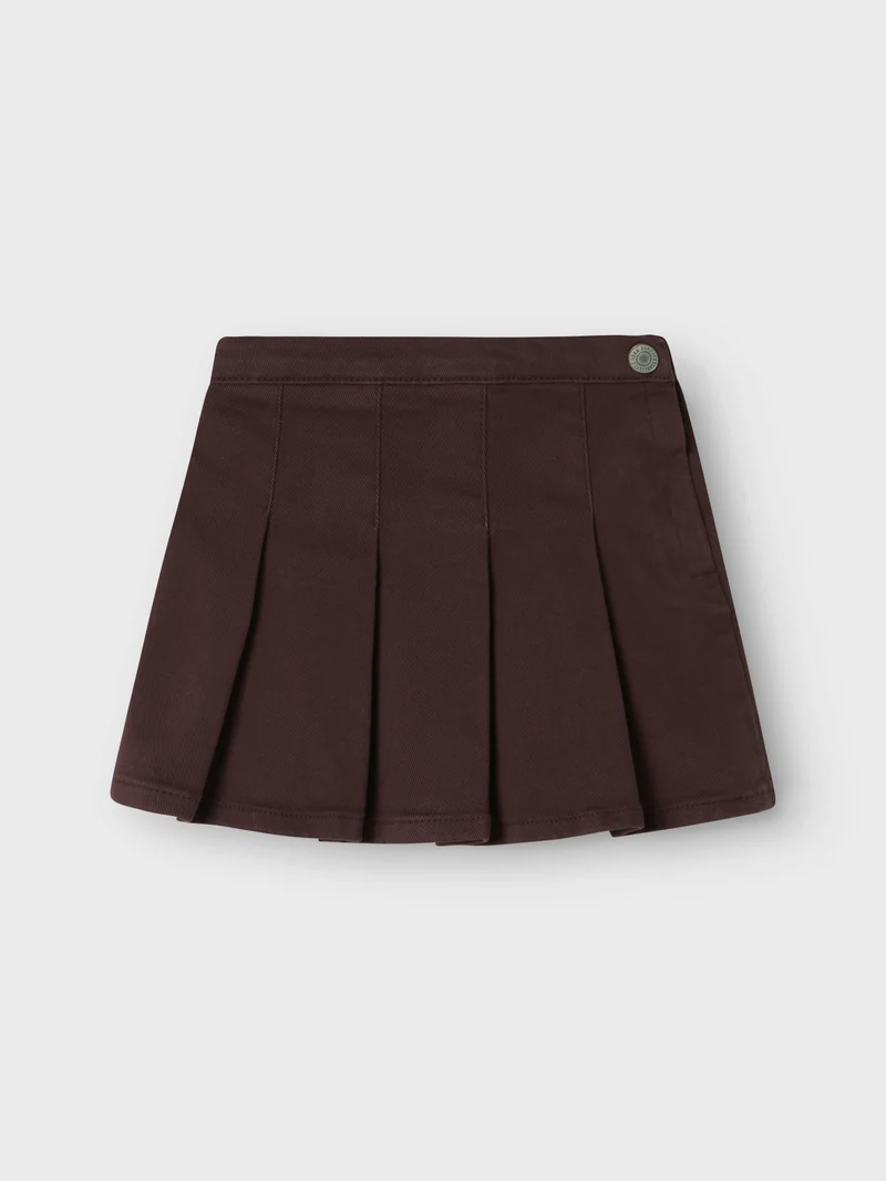 NMFROSE TWILL Faltenrock