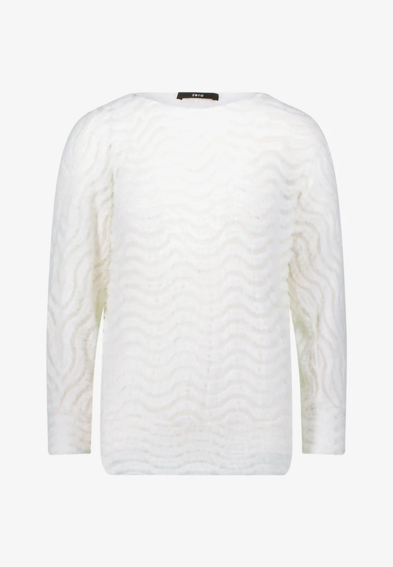Sweatshirt mit Wellenmuster