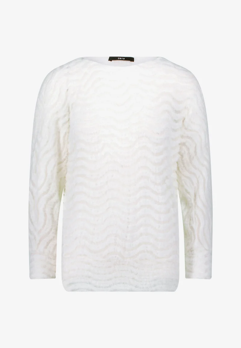 Sweatshirt mit Wellenmuster