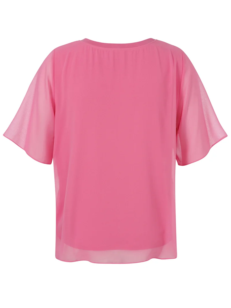 Bluse Rundhals