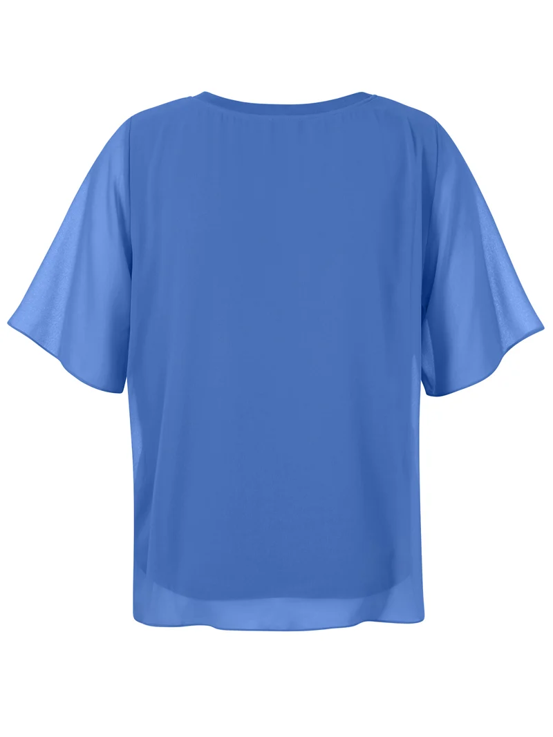 Bluse Rundhals