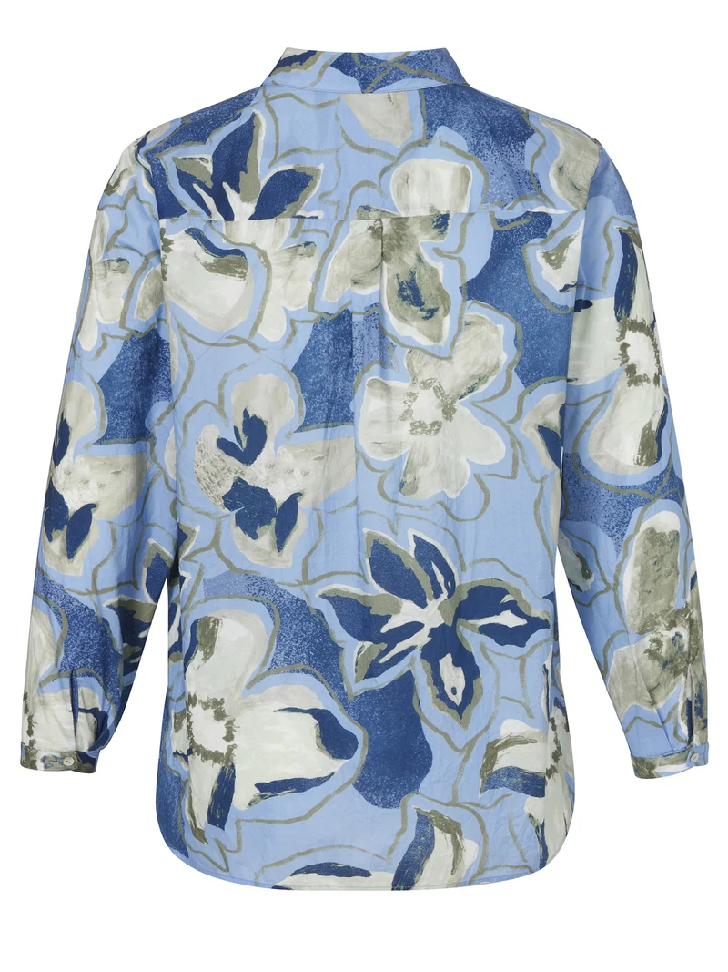 Bluse mit Hemdkragen
