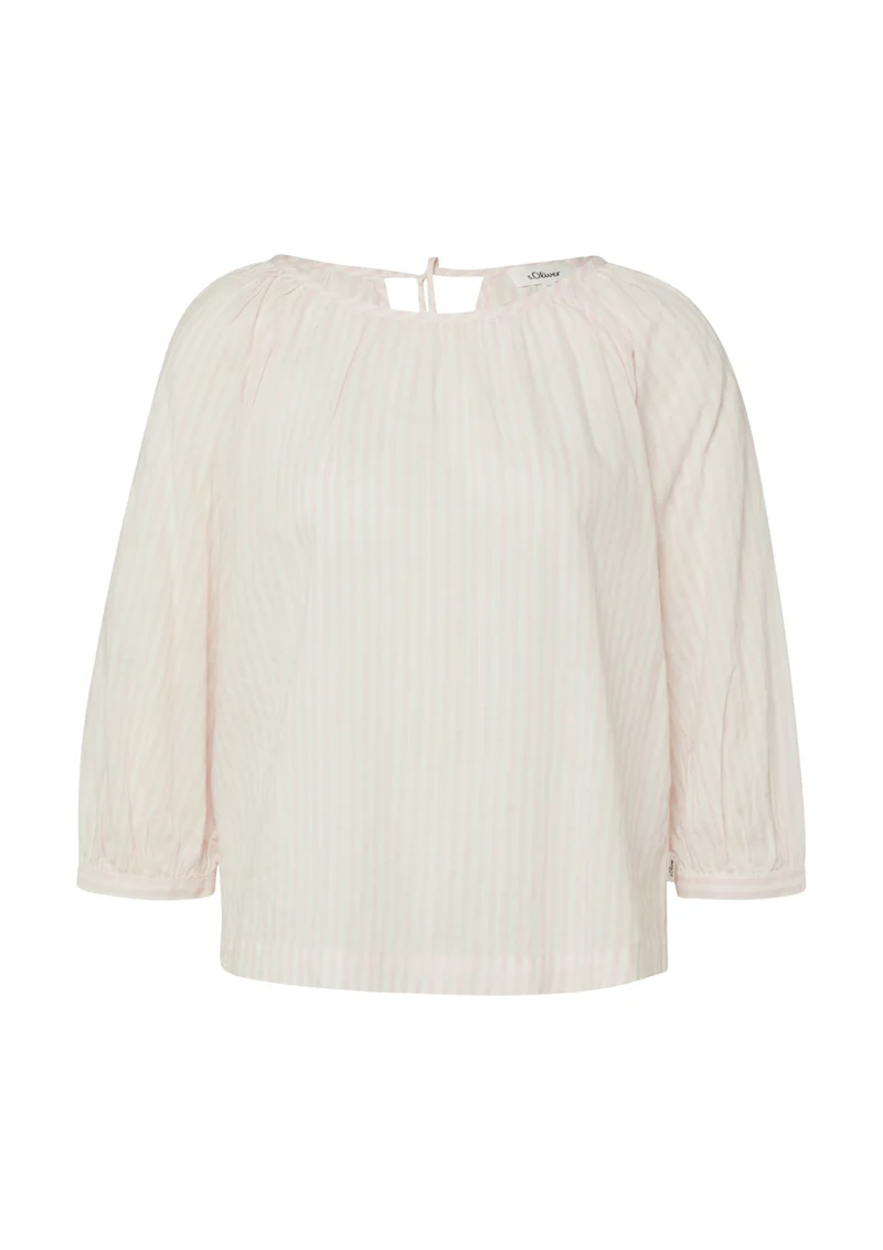 Bluse mit Raffung