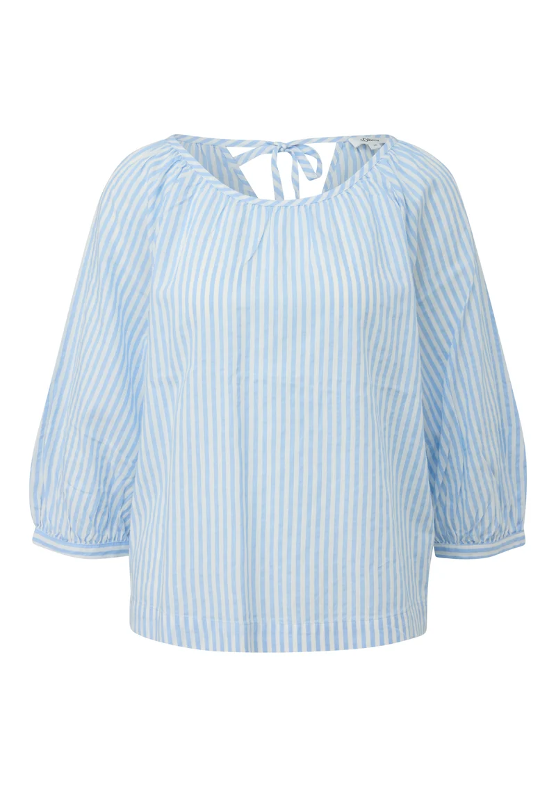 Bluse mit Raffung