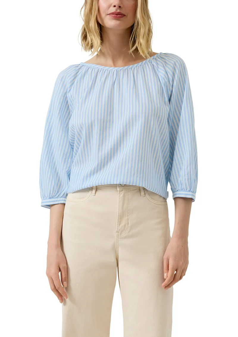 Bluse mit Raffung