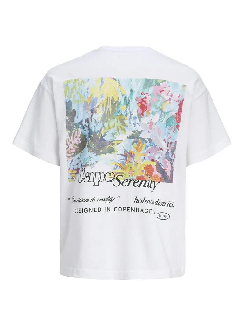 T-Shirt mit Rückenprint