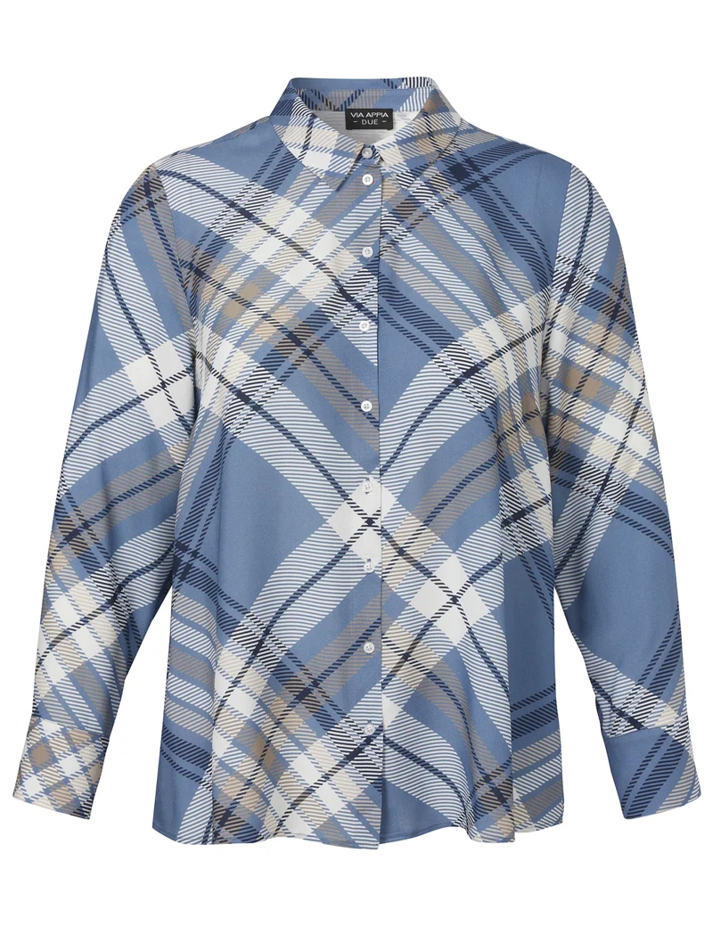 Bluse mit Hemdkragen