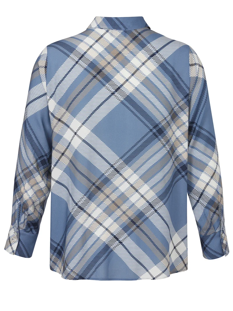Bluse mit Hemdkragen