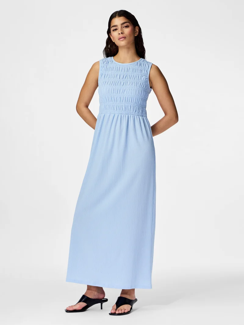 PCBETTY Gesmoktes Maxikleid