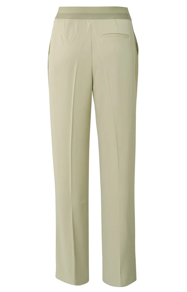 Gewebte Hose mit weitem Bein