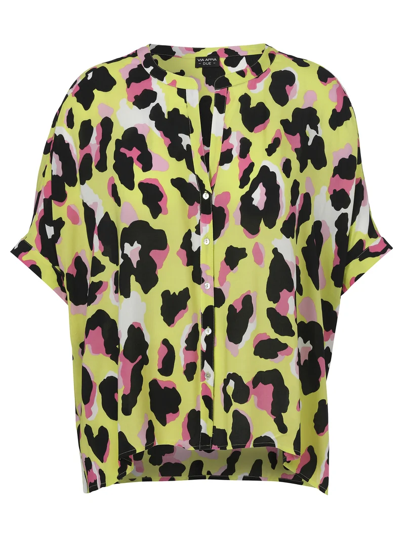 Bluse mit V-Ausschnitt