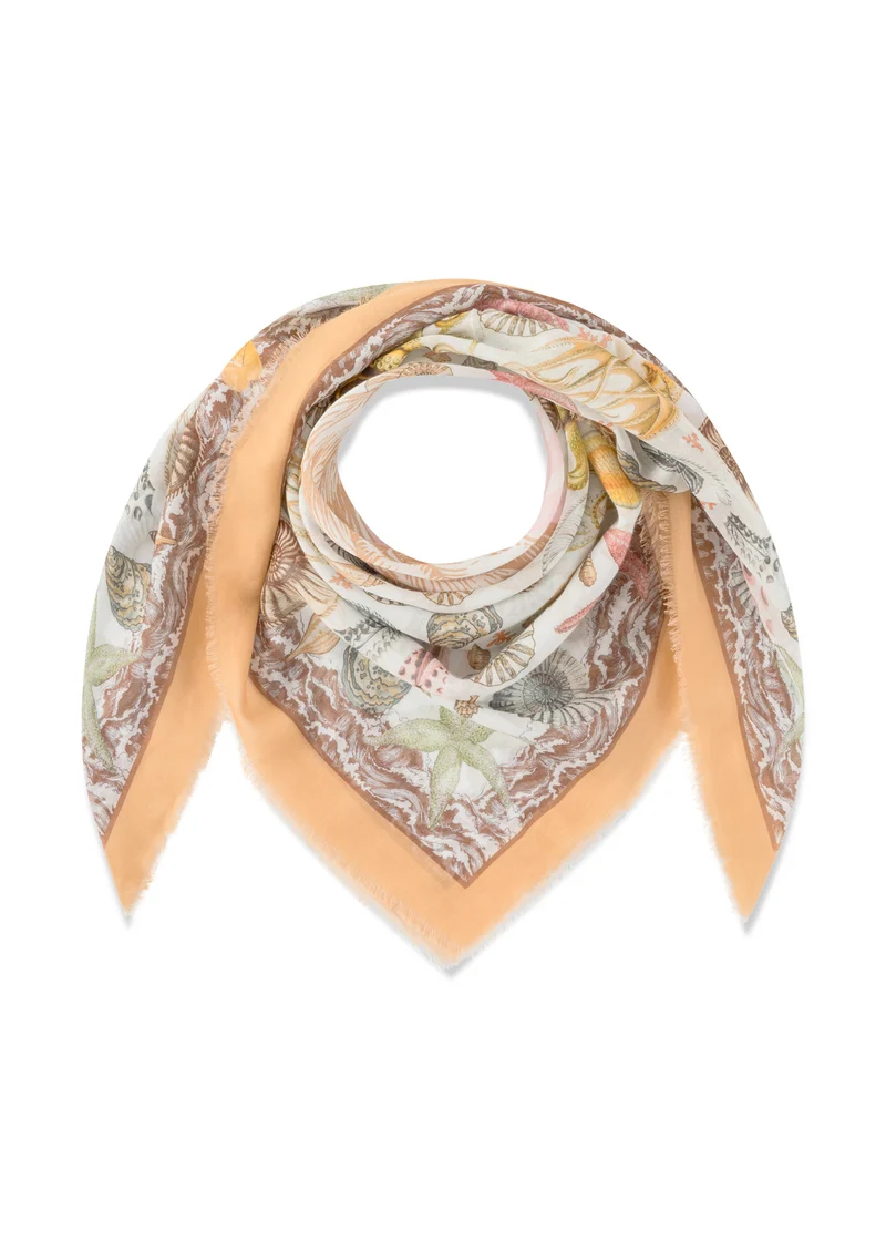 Tuch mit maritimen Motiven