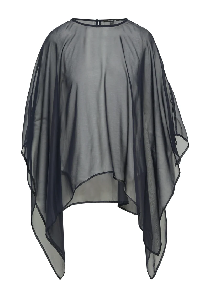 Poncho-Cape aus Chiffon