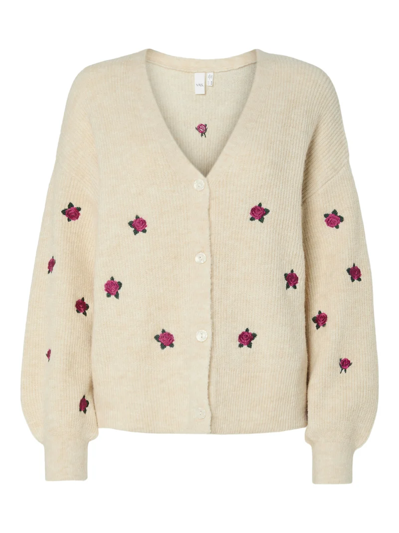 YASFLEUR Cardigan mit Stickerei