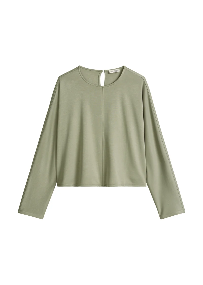 Gekürztes Langarmshirt